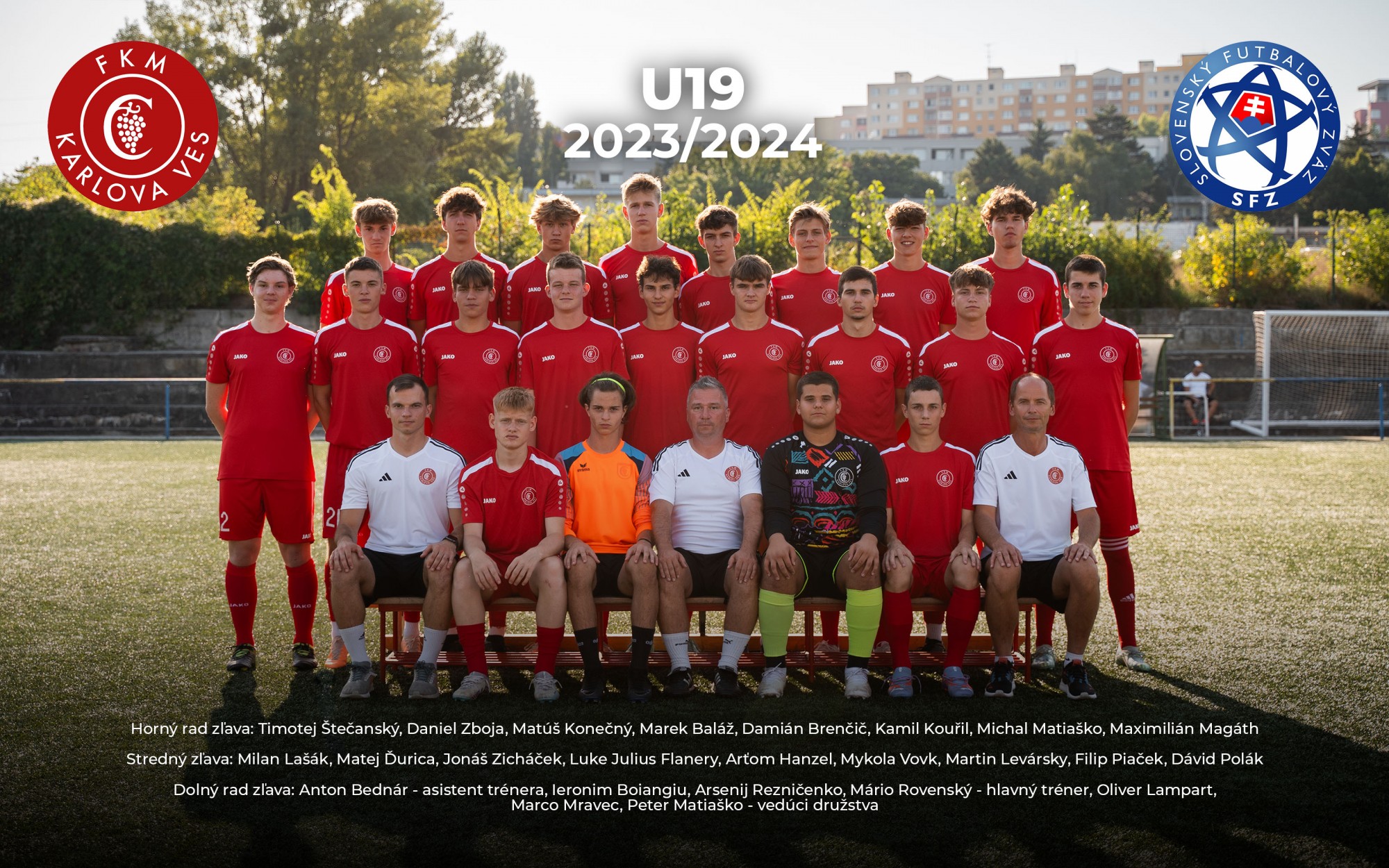 Starší dorast U19 (2005, 2006) súťažný ročník 2023/2024