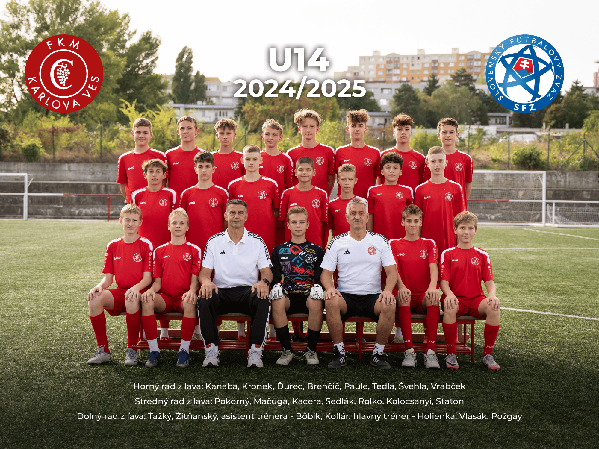 Starší žiaci U14 (2011) súťažný ročník 2024/2025