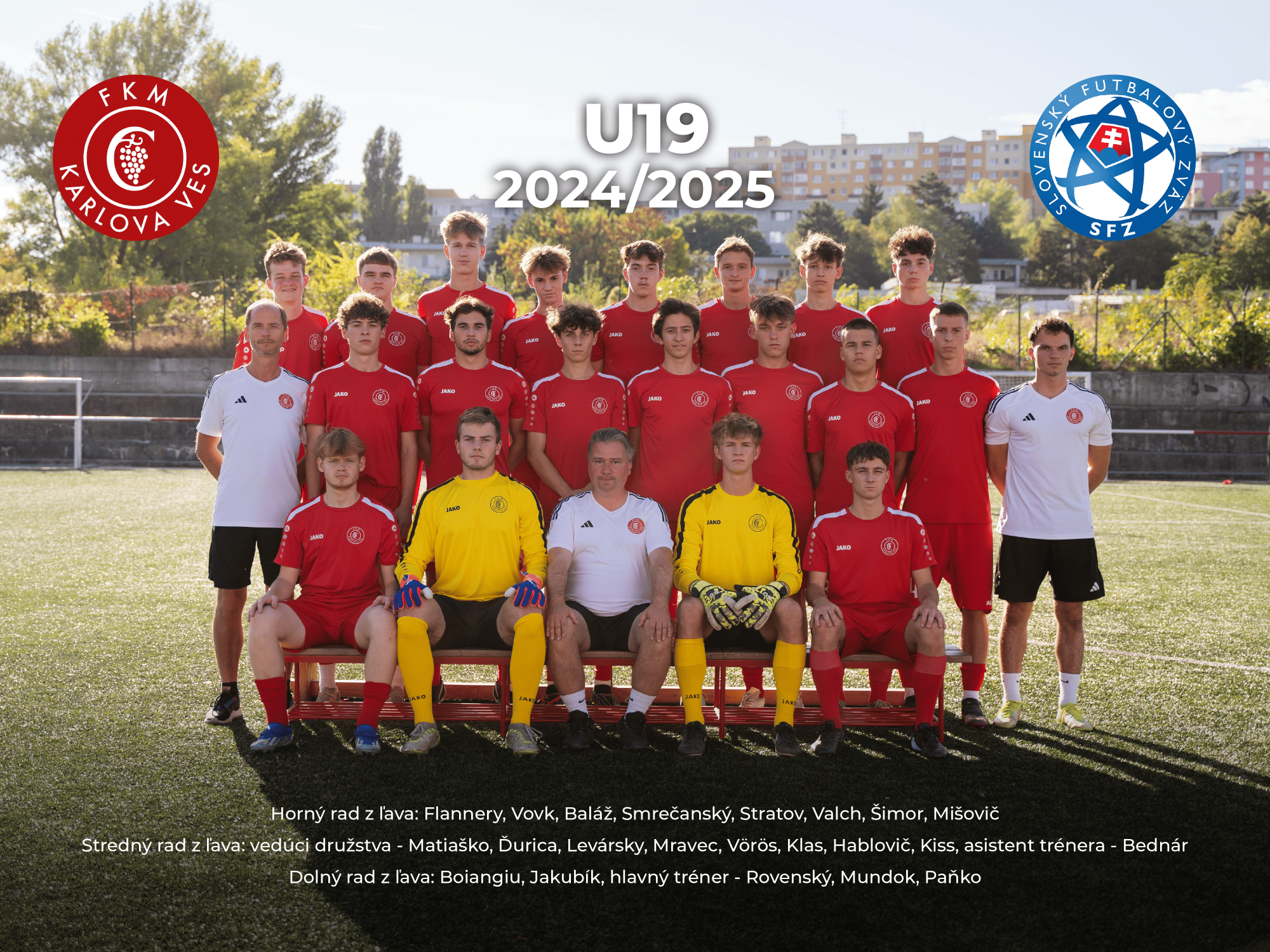 Starší dorast U19 (2006, 2007) súťažný ročník 2024/2025